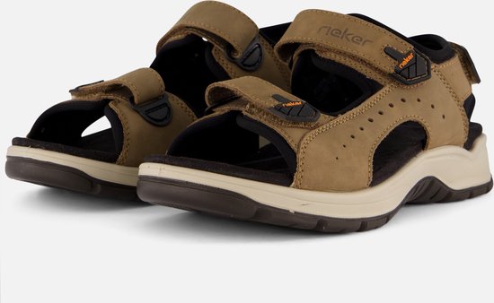 Rieker Sarajevo Sandalen taupe Leer - Maat 45