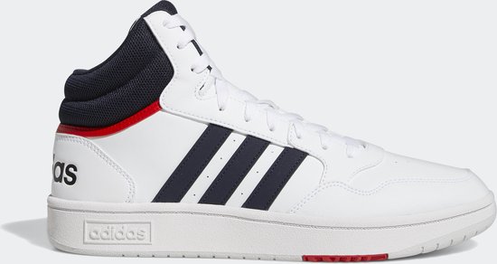 adidas Sportswear Hoops 3.0 Mid Classic Vintage Schoenen - Unisex - Wit- 46