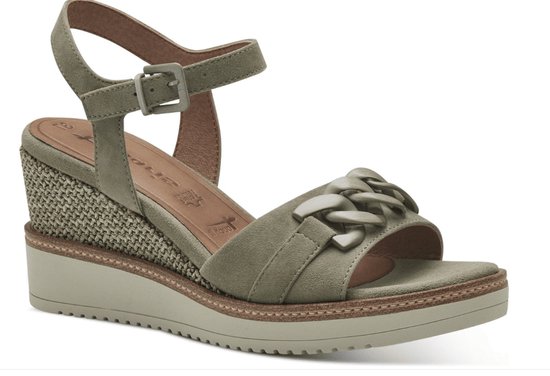 Tamaris Dames Sandaal Kaki KAKI 39