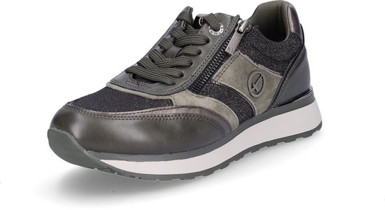 Tamaris Dames Sneaker | Kaki | Maat: 42