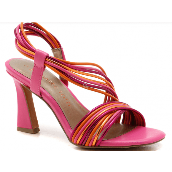 Marco Tozzi Fuchsia Sandalen Met Hak