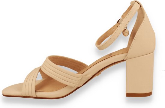 S.oliver Dames Sandaal Cream | Beige | Maat: 39