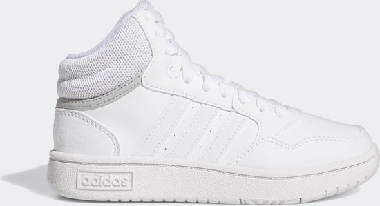 adidas Hoops 3.0 MID K Witte Hoge sneakers