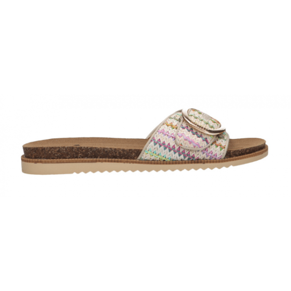 Mustang Dames Slipper Wit/Multi MULTICOLOR 41