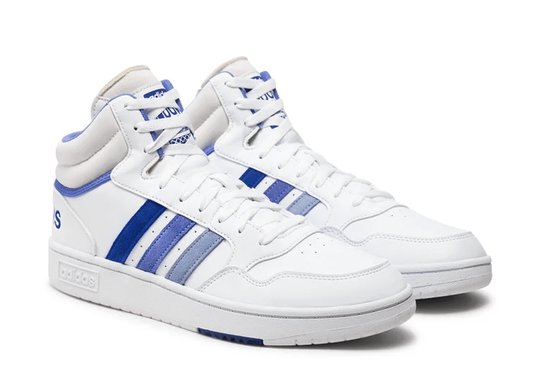 Adidas Heren Sneaker Hoops 3.0 Mid WIT 40