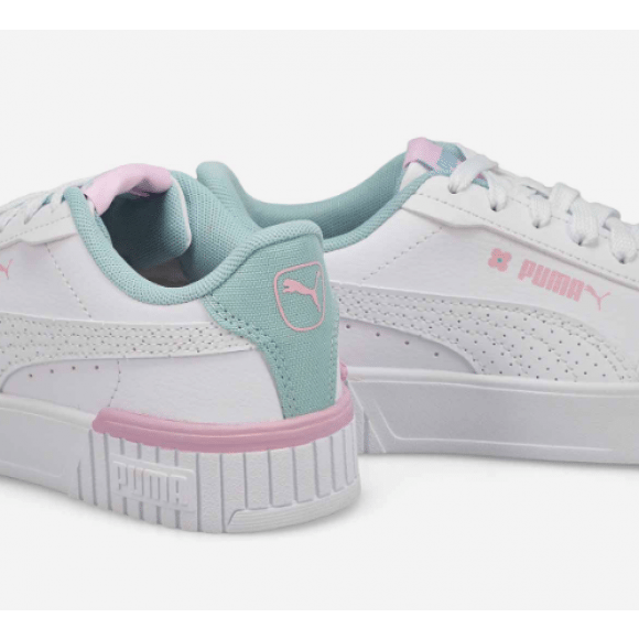 Puma Meisjes Sneaker Carina 2.0 Tropical White/Turquoise WIT 36