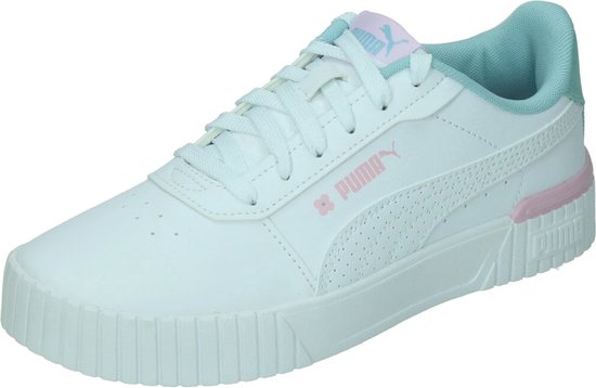 Puma Meisjes Sneaker Carina 2.0 Tropical White/turquoise | Maat: 38