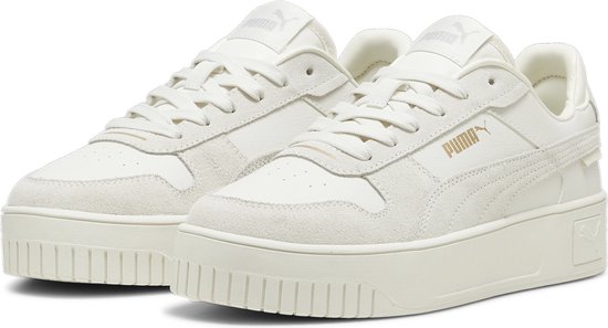 Puma Dames Sneaker Carina Street Sd Vapor Gray | Beige | Maat: 39