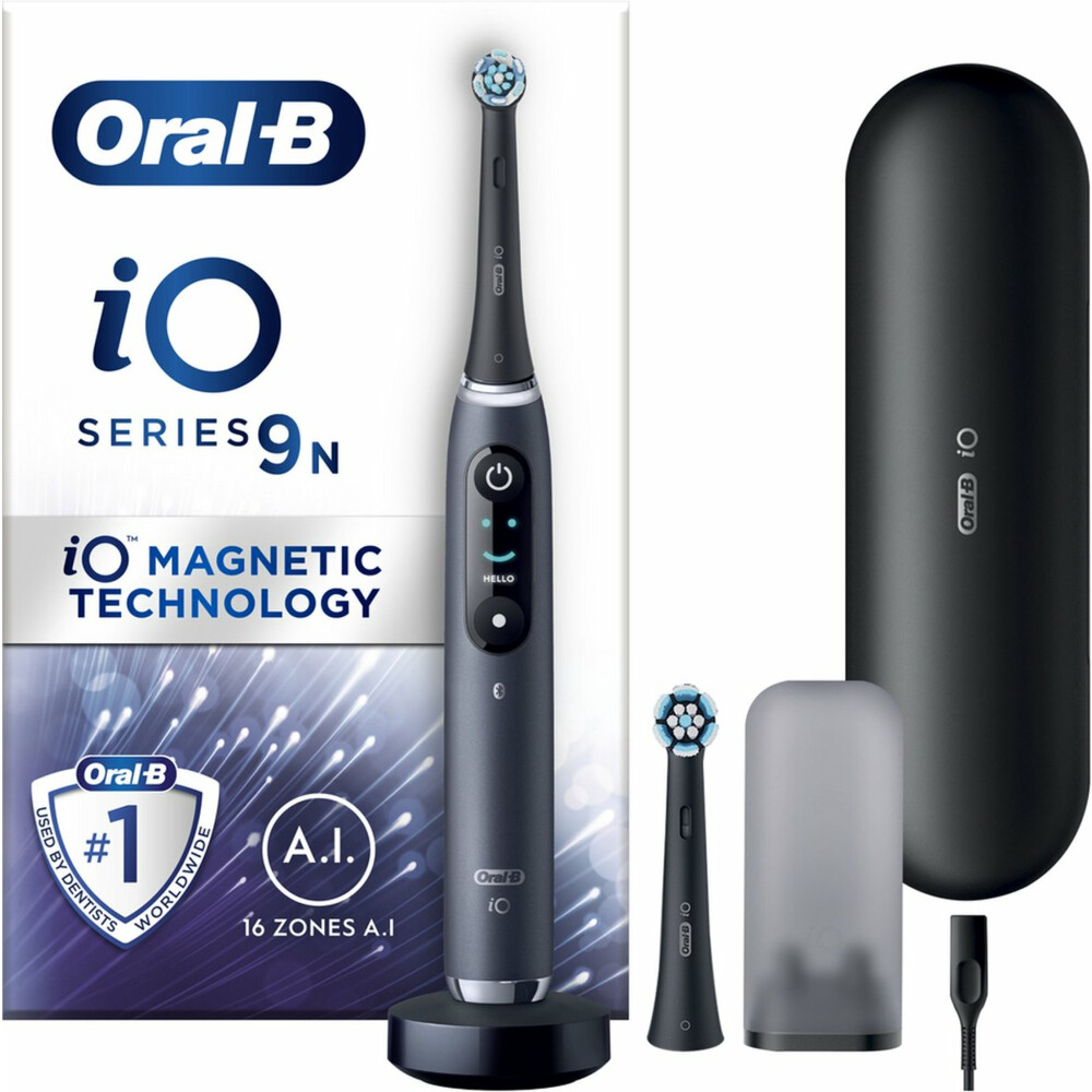 ORAL-B iO9N Elektrische Tandenborstel Zwart Onyx Bluetooth-verbinding Slim Model Dieptereiniging IO9N IO9N