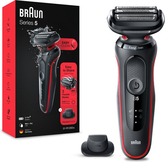 Braun Series 5 51-R1200S scheerapparaat Scheerapparaat met scheerblad Trimmer Zwart