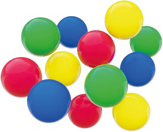 Hubelino Knikkers Kunststof - 12st.