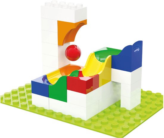 Hubelino Knikkerbaan Uitbreidingsset Katapult - 41dlg.