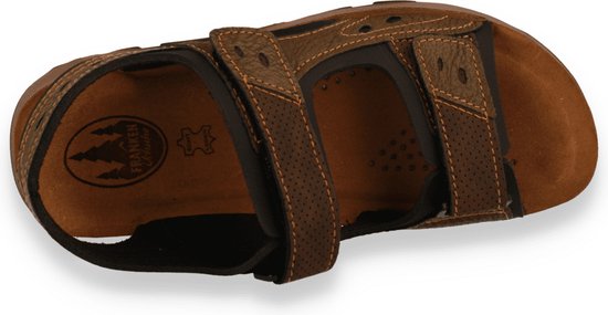 Franken Schuhe Heren Sandaal BRUIN 44