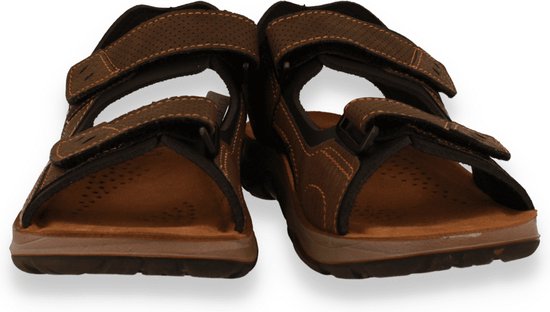 Franken Schuhe Heren Sandaal BRUIN 45
