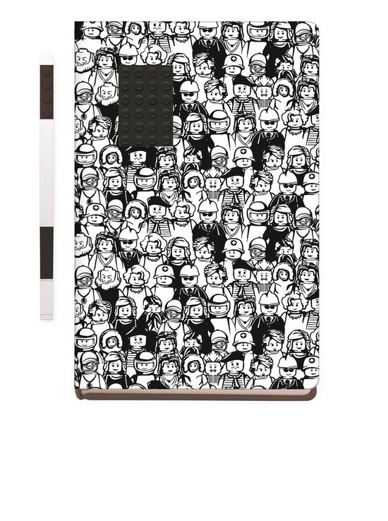 LEGO Notebook Minifiguur met Zwarte Gelpen