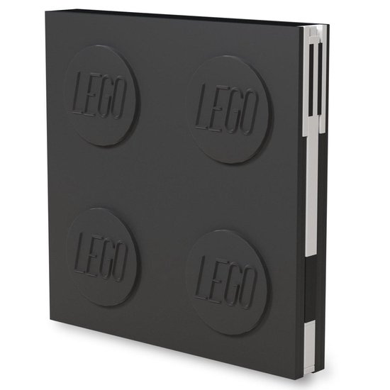 LEGO Notebook met Gelpen en Slot Zwart