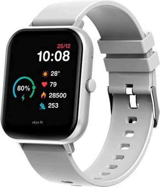 Abyx Fit Touch 3 - Smartwatch - Grijs