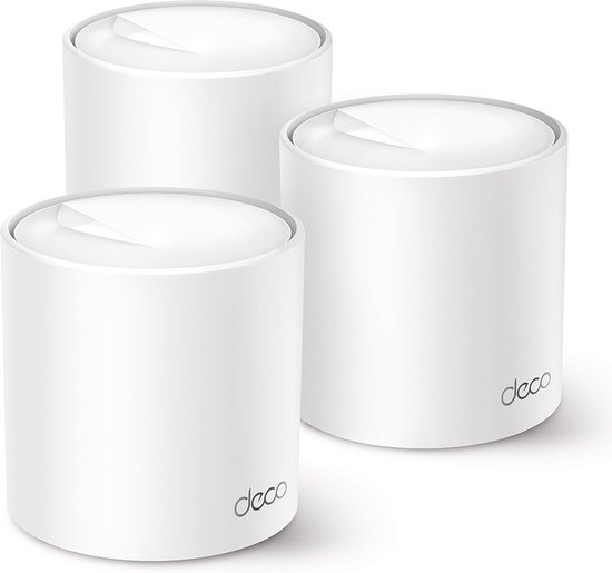 TP-Link Deco X50 (3-pack) Dual-band (2.4 GHz / 5 GHz) Wi-Fi 6 (802.11ax) Wit Intern