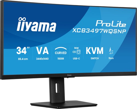 iiyama ProLite XCB3497WQSNP-B1 computer monitor 86