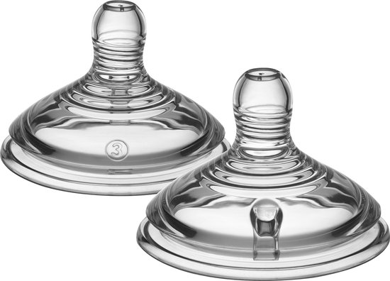 Tommee Tippee Closer to Nature Flesspeen 6+ mnd 2 stuks