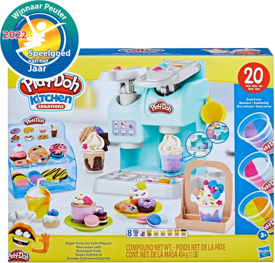 Hasbro Play-Doh Kitchen Creations Superkleurrijke Café klei