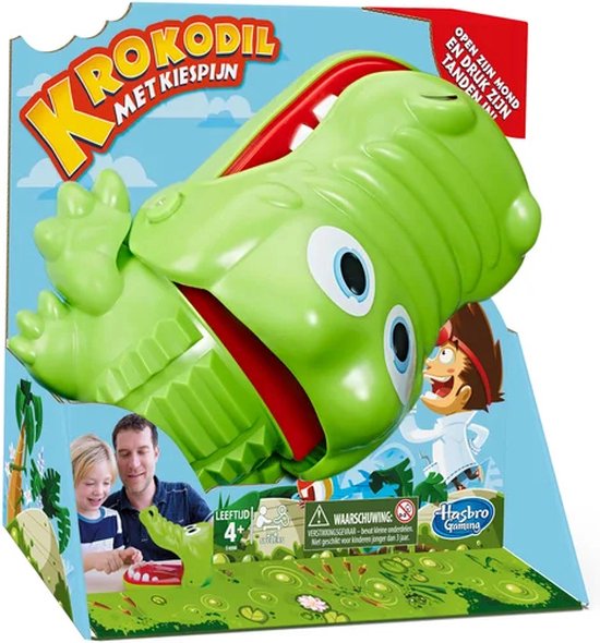 Krokodil met Kiespijn - Actiespel - Hasbro Gaming Classic - Gezelschapsspel