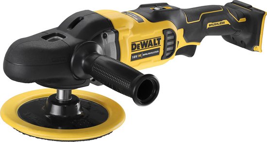 DeWALT DCM849P2-QW 18V Li-ion XR Accu Haakse Polijstmachine Set (2x 5.0Ah) In Draagtas - 125-180mm