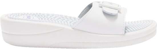 Scholl Slippers New Massage PVC Vrouwen - Wit