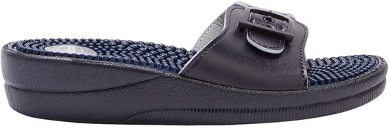 Scholl New Massage Dames Muil | Blauw | Maat: 37