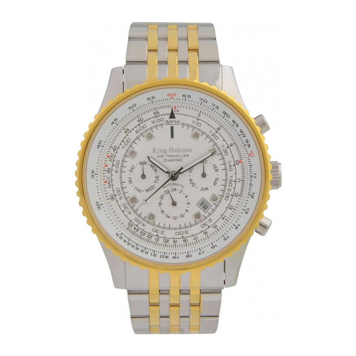 Krug Baümen Air Traveller Diamond Automatic 46mm 600801DSA