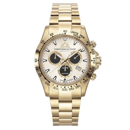 Christophe Duchamp Grand Mont CD7101-8 Heren Horloge 42mm 10 ATM