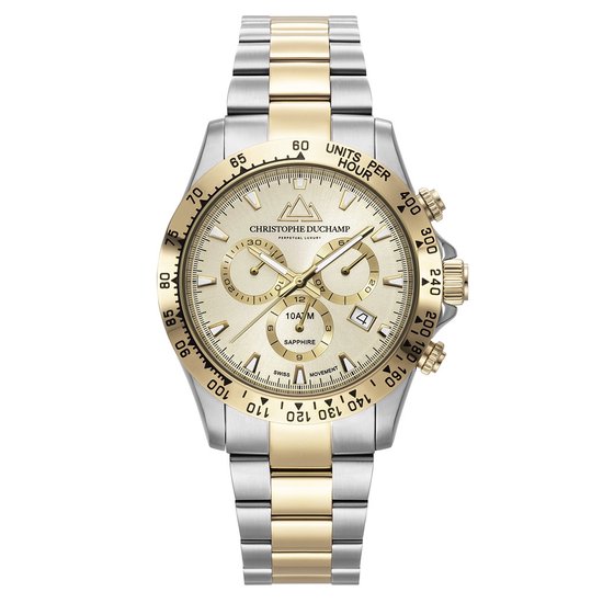 Christophe Duchamp Grand Mont CD7101-10 Heren Horloge 42mm 10 ATM