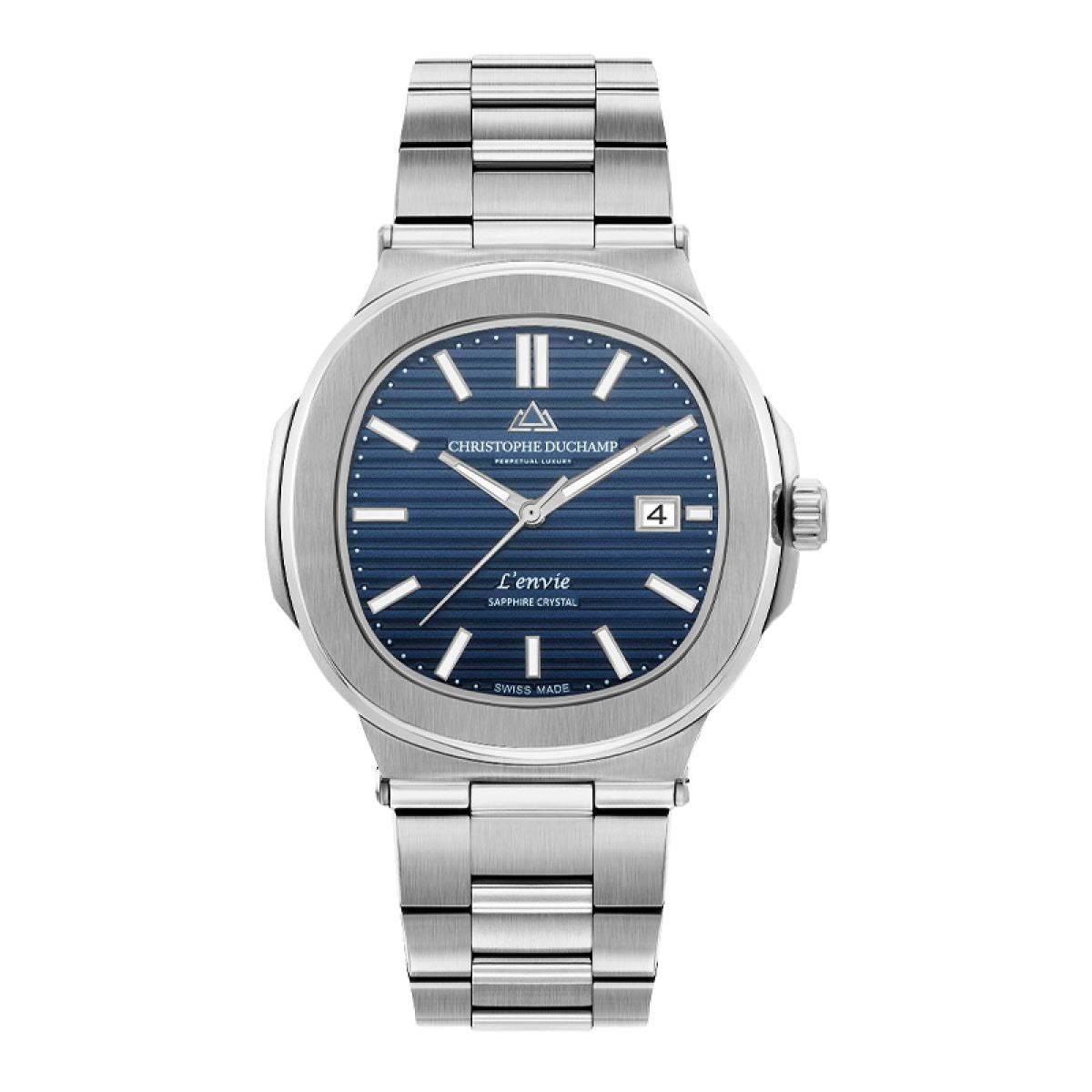 Christophe Duchamp L&apos;envie CD7801-01 Heren Horloge 46mm 5 ATM