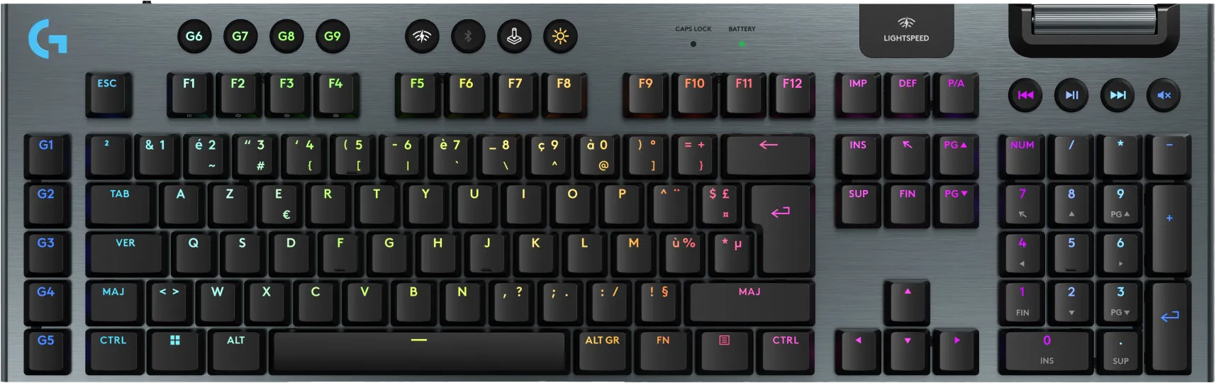 Logitech Gamingtoetsenbord G915 X Lightspeed Azerty Zwart (920-012672)