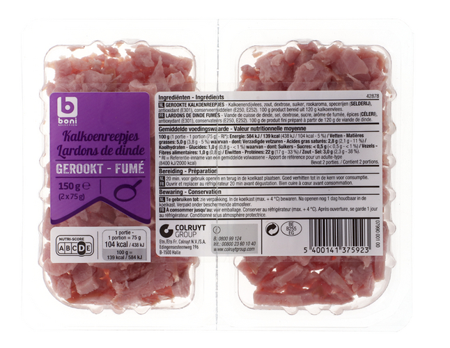 Boni Selection - Spekrepen Kalkoen Gerookt