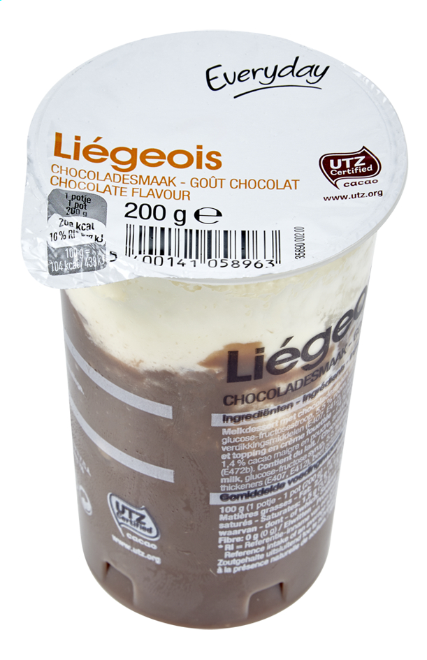everyday dessert liégeois chocolade 200g