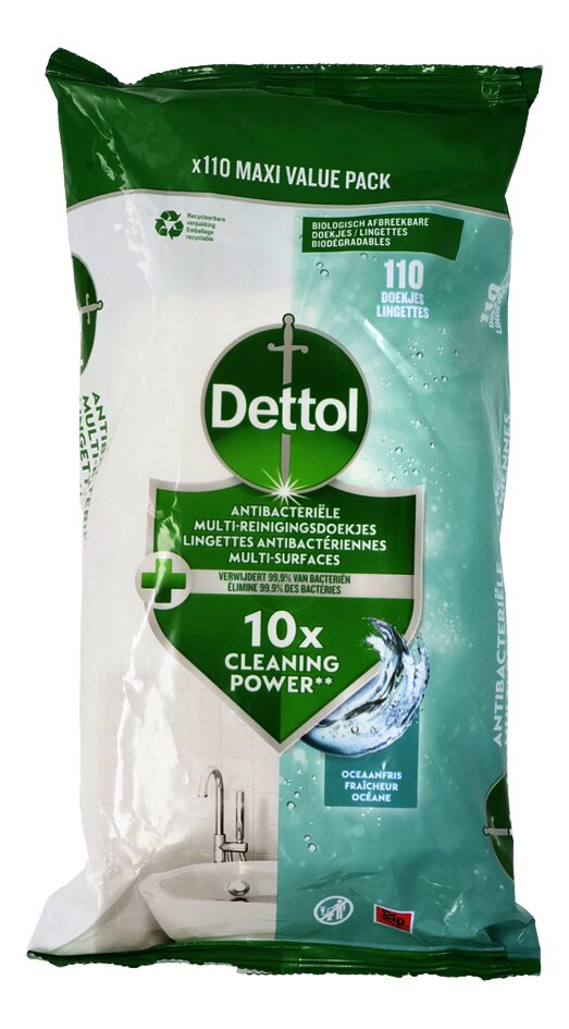 dettol reinigingsdoekjes oceaan 110st