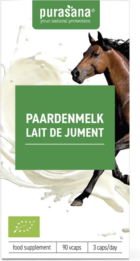 Purasana Paardenmelk Bio 90 Capsules