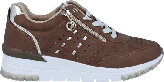 Sj Lifestyle Dames Sneaker | Cognac | Maat: 40