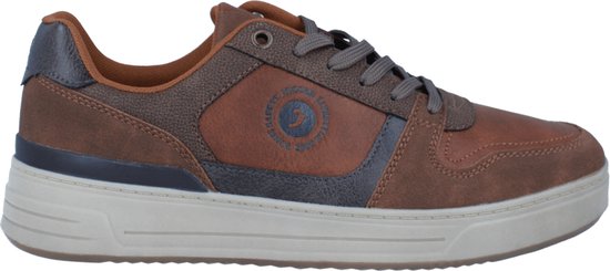 Sj Lifestyle Heren Sneaker Naturel | Cognac | Maat: 45