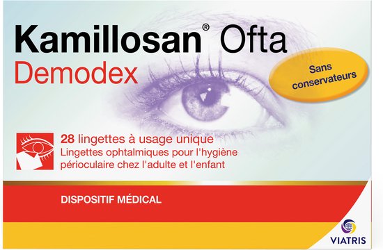 Kamillosan Ofta Demodex Doekjes 28 Stuks