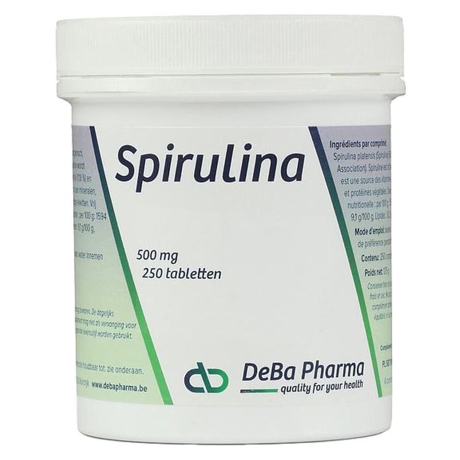 Deba Spirulina 500mg 250 Tabletten