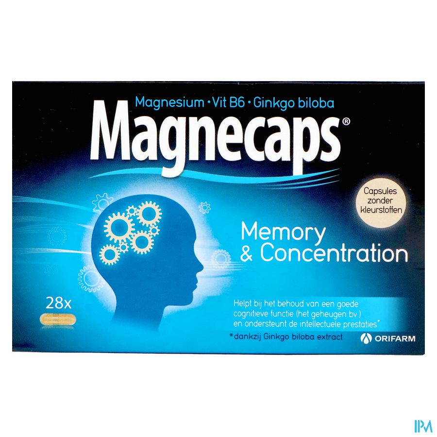 Magnecaps Geheugen &amp; Concentratie - 28 Capsules