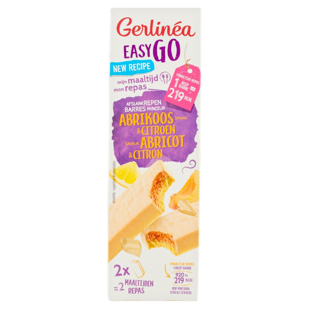 2x Gerlinea Abrikoos &amp; citroen reep 116g