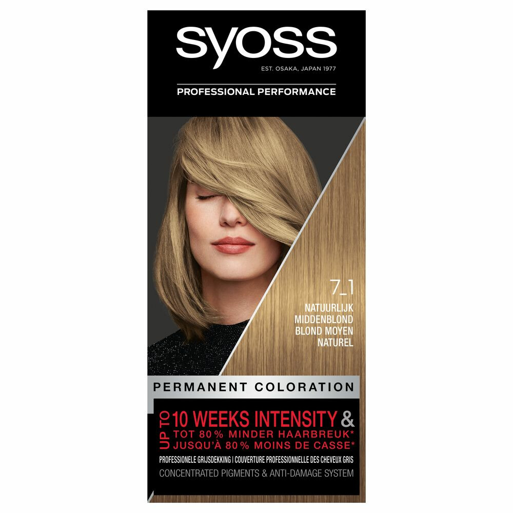 Syoss Color 7-1 Natuurlijk Middenblond