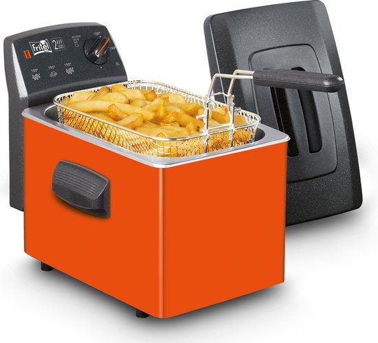 FRITEL Turbo SF 4152 - Oranje frituurpan/friteuse 3l - 2200W