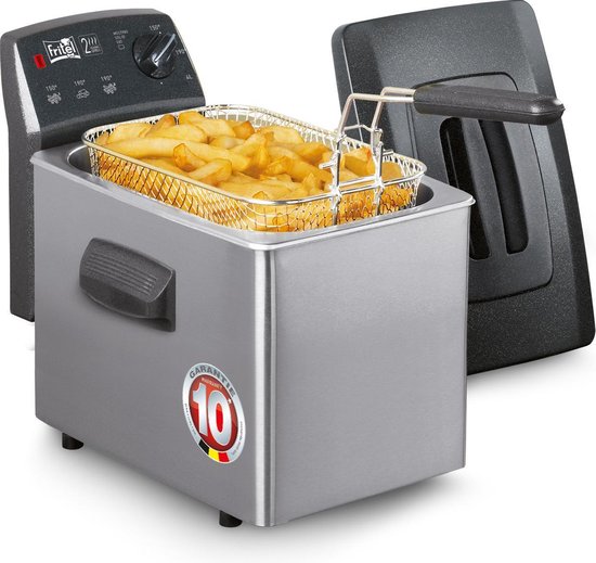 Fritel Turbo SF 4350 - 4 l - 2800 W Rechthoekige Friteuse met Koude Zone