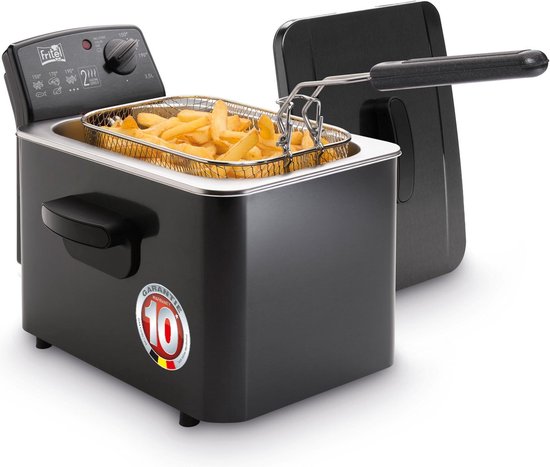 Fritel Turbo SF 4268 - 3.5 l - 3200 W Rechthoekige Friteuse met Koude Zone