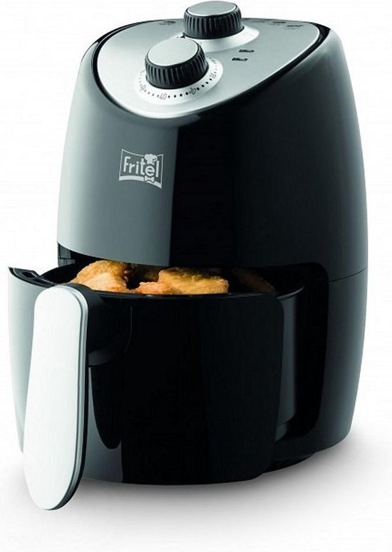 FRITEL My SnackTastic® 4202 - Airfryer / Heteluchtfriteuse - 2L - Zwart - 1 tot 2 Personen - PFAS-vrij - 1000W