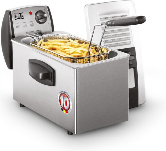 FRITEL Friteuse FR 1455 - Frituurpan / Frituurtoestel / Friteuse - 3 liter - 2 tot 4 Personen - 2200W